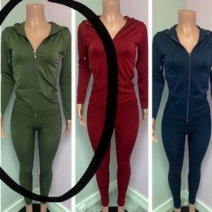 Olive Green Leggings Set